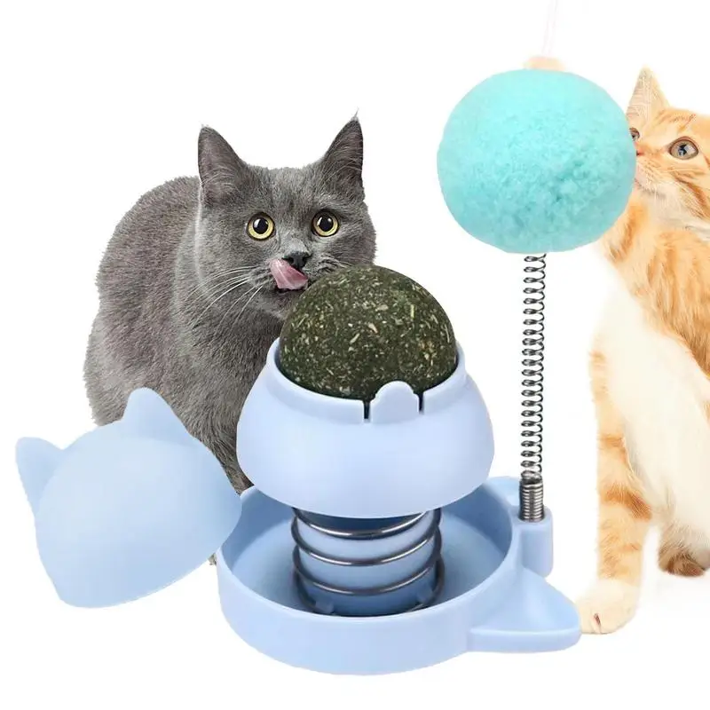 Catnip Ball Rotatable Cat Licking Balls Edible And Healthy With Spring Ball Catnip Bubbles Lickables Indoor For Cats Pets Supply
Catnip Ball Rotatable Cat Licking Balls Edible And Healthy With Spring Ball Catnip Bubbles Lickables Indoor For Cats Pets Supply