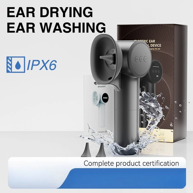 Rechargeable Ear Wax Removal Tool - Electric Ear Irrigator & Dryer 2-in-1, Waterproof Ear Cleaning Device for Home & Travel
Rechargeable Ear Wax Removal Tool - Electric Ear Irrigator & Dryer 2-in-1, Waterproof Ear Cleaning Device for Home & Travel