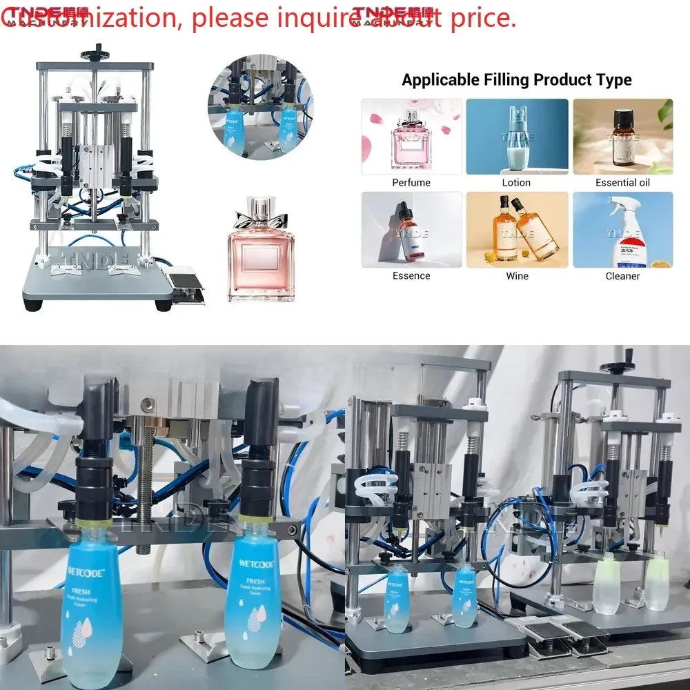 Guangzhou TNDE Glass Bottle Filling Machine Pneumatic Anti-explosion Perfume Filling Machines
Guangzhou TNDE Glass Bottle Filling Machine Pneumatic Anti-explosion Perfume Filling Machines