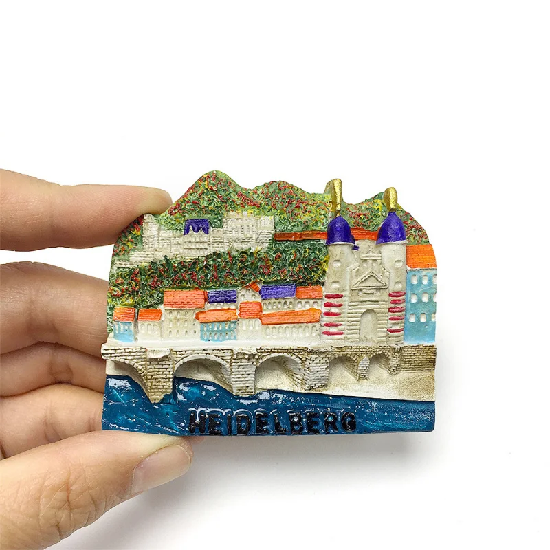 German Heidelberg Creative Landmark Building Scenery Cultural and Creative Refrigerator Magnet Travel Souvenir Home Decoration
German Heidelberg Creative Landmark Building Scenery Cultural and Creative Refrigerator Magnet Travel Souvenir Home Decoration