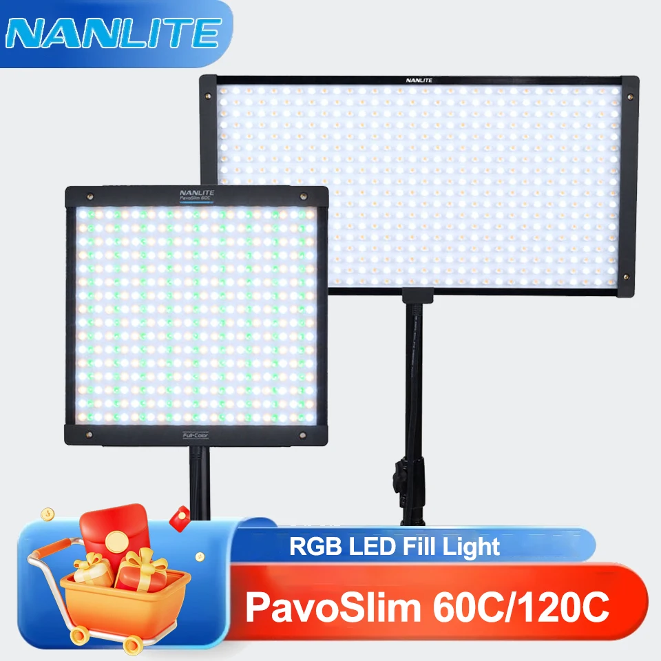 Светодиодный полноцветный RGB-осветитель Nanlite PavoSlim 60C/120C 2700-7500K для студийной и уличной фотосъемки
Светодиодный полноцветный RGB-осветитель Nanlite PavoSlim 60C/120C 2700-7500K для студийной и уличной фотосъемки