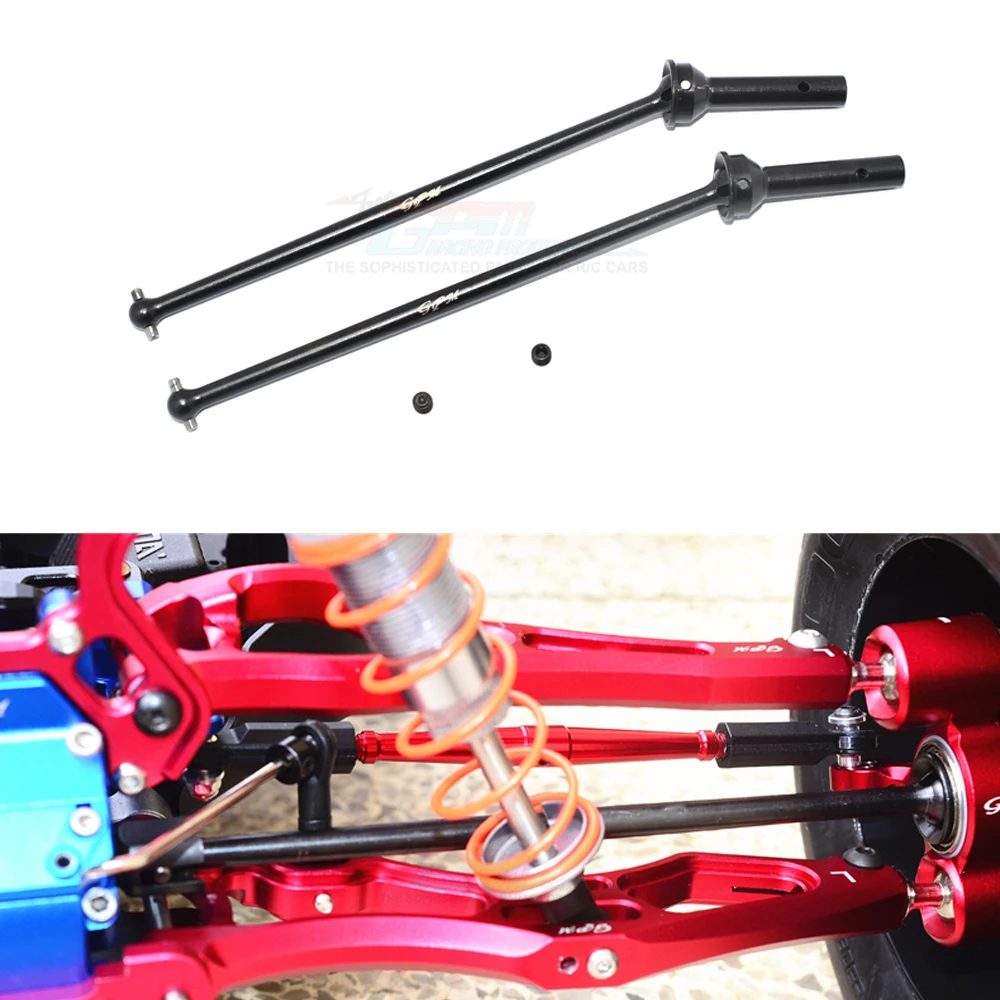 GPM Metal Steel Front CVD Drive Shaft AR310458 + AR310590 for ARRMA 1/8 Kraton Outcast Notorious EXB 6S Upgrade Accessories
GPM Metal Steel Front CVD Drive Shaft AR310458 + AR310590 for ARRMA 1/8 Kraton Outcast Notorious EXB 6S Upgrade Accessories