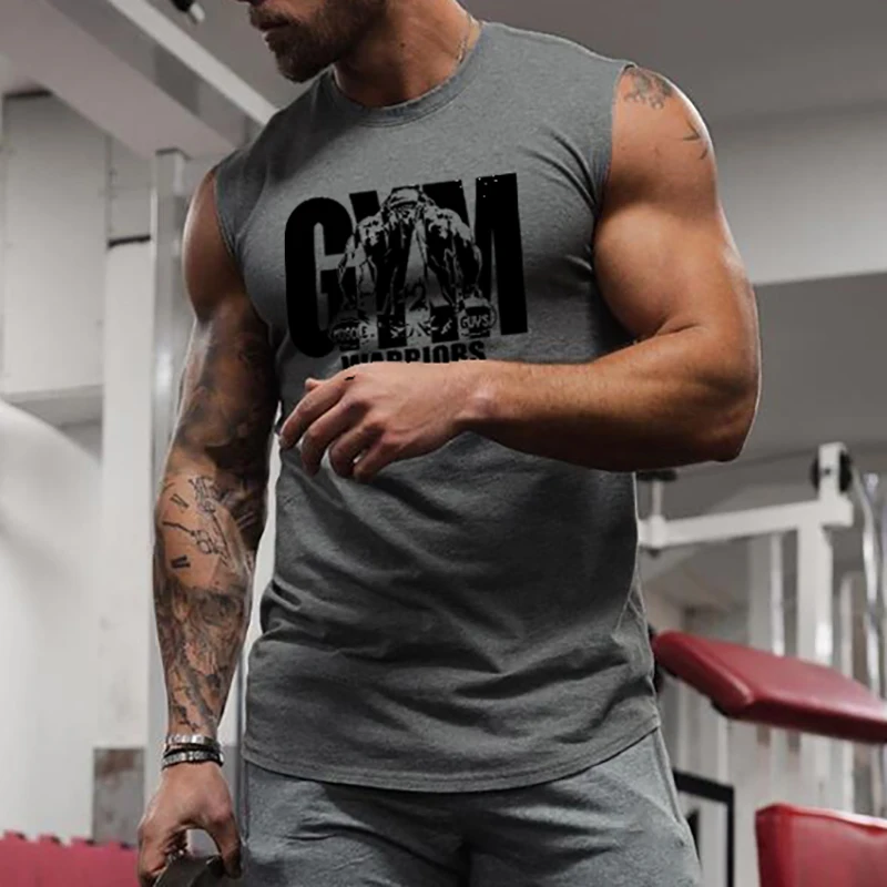 Летние спортивные футболки без рукавов с круглым вырезом для бега, тренажерный зал, фитнес, бодибилдинг, майки, мужские хлопковые дышащие жилеты для тренировок с мышцами
Летние спортивные футболки без рукавов с круглым вырезом для бега, тренажерный зал, фитнес, бодибилдинг, майки, мужские хлопковые дышащие жилеты для тренировок с мышцами