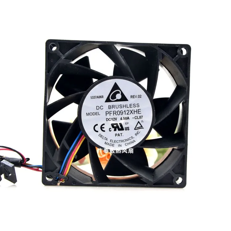 NEW ORIGINAL PFR0912XHE 12V 4.5A 9038 90x90x38mm COOLING FAN RADIATOR
NEW ORIGINAL PFR0912XHE 12V 4.5A 9038 90x90x38mm COOLING FAN RADIATOR