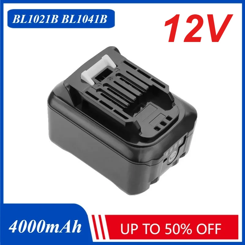 12V 4000mAH for Makita Li-ion Battery 197390-1 BL1015 1973901 BL1021B BL1041B BL1015B BL1020B BL1040B 197402 TD110D TD110DY1J
12V 4000mAH for Makita Li-ion Battery 197390-1 BL1015 1973901 BL1021B BL1041B BL1015B BL1020B BL1040B 197402 TD110D TD110DY1J