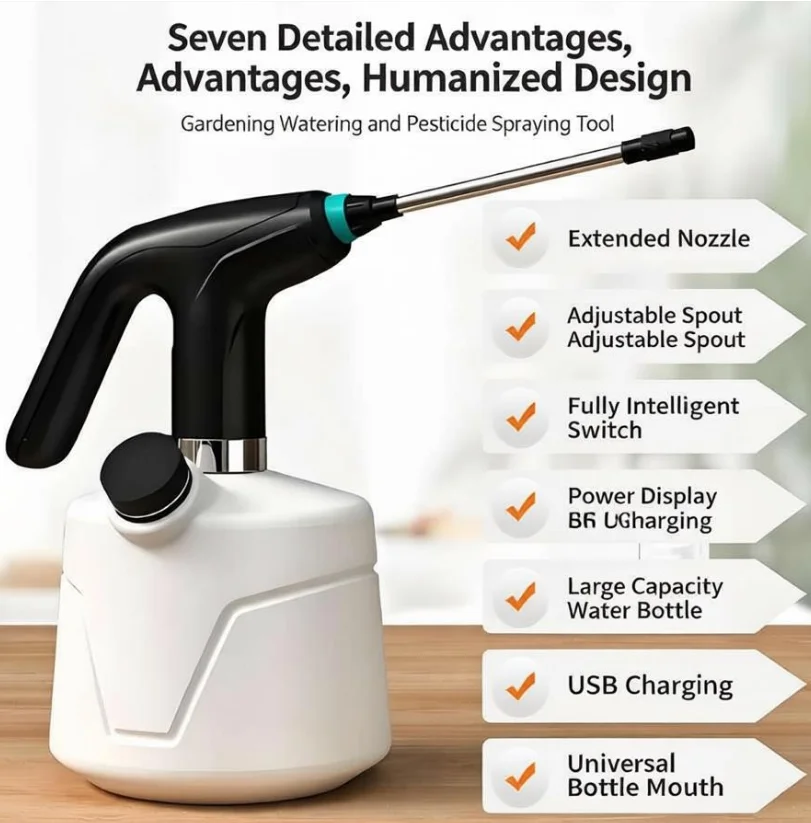 2L Electric Plant Spray Bottle USB Rechargeable Automatic Fogger Portable Sanitizing Sprayer Indoor Outdoor Plant Watering Machi
2L Electric Plant Spray Bottle USB Rechargeable Automatic Fogger Portable Sanitizing Sprayer Indoor Outdoor Plant Watering Machi