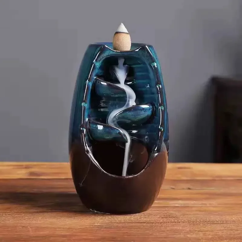 CL backflow incense burner ornament use left and source aromatherapy alpine flowing water home sandalwood smoke
CL backflow incense burner ornament use left and source aromatherapy alpine flowing water home sandalwood smoke