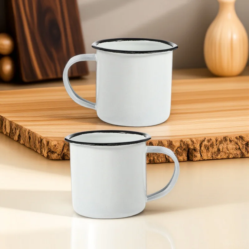 2Pcs Enamel Water Cups Vintage Style Drinking Mugs for Office Travel Camping Enamel Coffee Tea Mug Drinking Cup
2Pcs Enamel Water Cups Vintage Style Drinking Mugs for Office Travel Camping Enamel Coffee Tea Mug Drinking Cup
