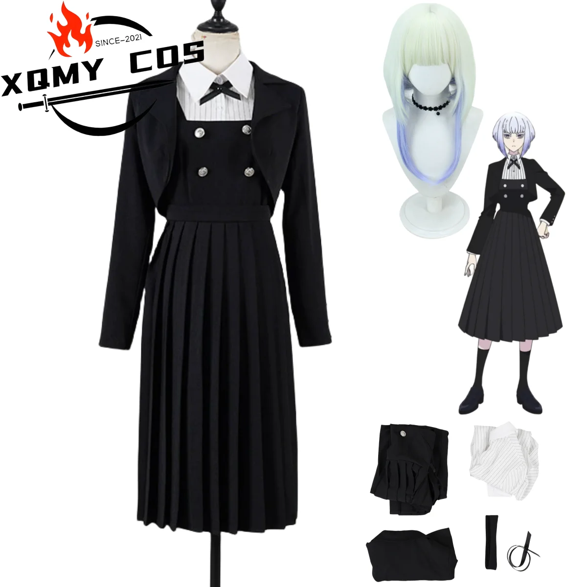 XqAnime Rock Is A Lady's Modesty Shiraya Tamaki Косплей Костюм Японский JK Черная Школьная Форма Юбка Женский Милый Костюм Кампуса
XqAnime Rock Is A Lady's Modesty Shiraya Tamaki Косплей Костюм Японский JK Черная Школьная Форма Юбка Женский Милый Костюм Кампуса