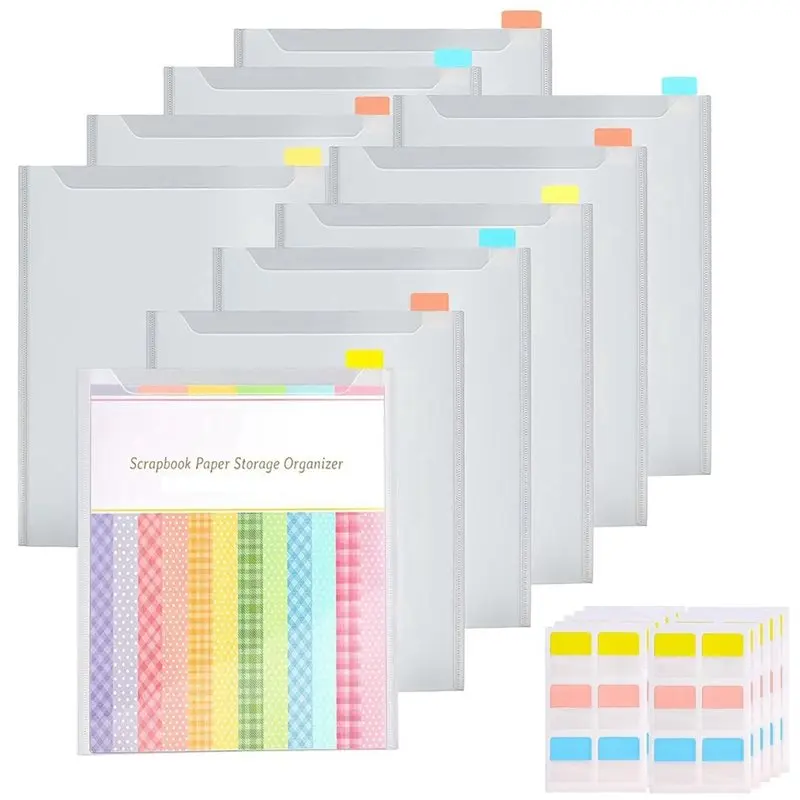 ABDJ-Scrapbook Paper Storage Organizer Sticky Index Tabs Cardstock Vinyl Paper Holders
ABDJ-Scrapbook Paper Storage Organizer Sticky Index Tabs Cardstock Vinyl Paper Holders