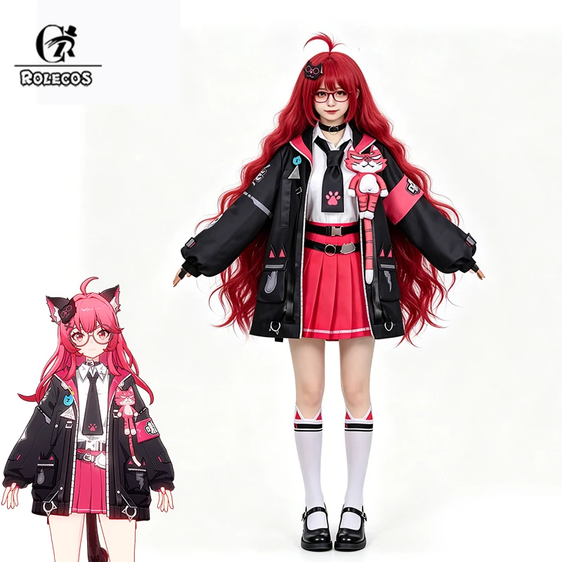ROLECOS Game NTE Nanally Coluccis Cosplay Costume Ichidaime Nanally Women Cosplay Halloween Role Play Carnival Suit
ROLECOS Game NTE Nanally Coluccis Cosplay Costume Ichidaime Nanally Women Cosplay Halloween Role Play Carnival Suit
