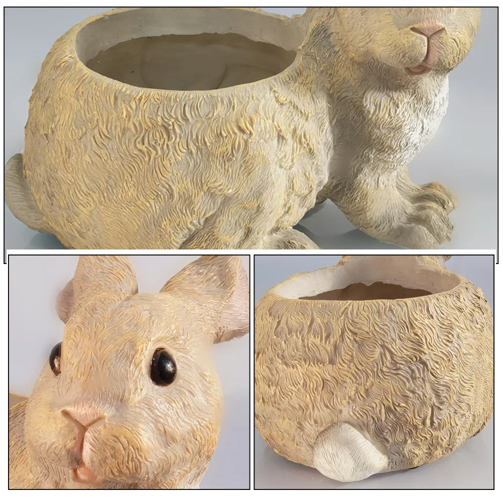 Creative Animal Shaped Resin Flowerpot for Succulents Cactus Mini Plants Small Planter Decorative Pot for Home Balcony Office
Creative Animal Shaped Resin Flowerpot for Succulents Cactus Mini Plants Small Planter Decorative Pot for Home Balcony Office