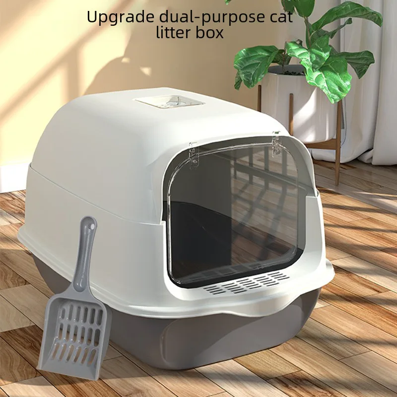 Litter Box Fully Enclosed Toilet Oversized Deodorant Anti-Splash with Sand Kitten Sand Supplies
Litter Box Fully Enclosed Toilet Oversized Deodorant Anti-Splash with Sand Kitten Sand Supplies