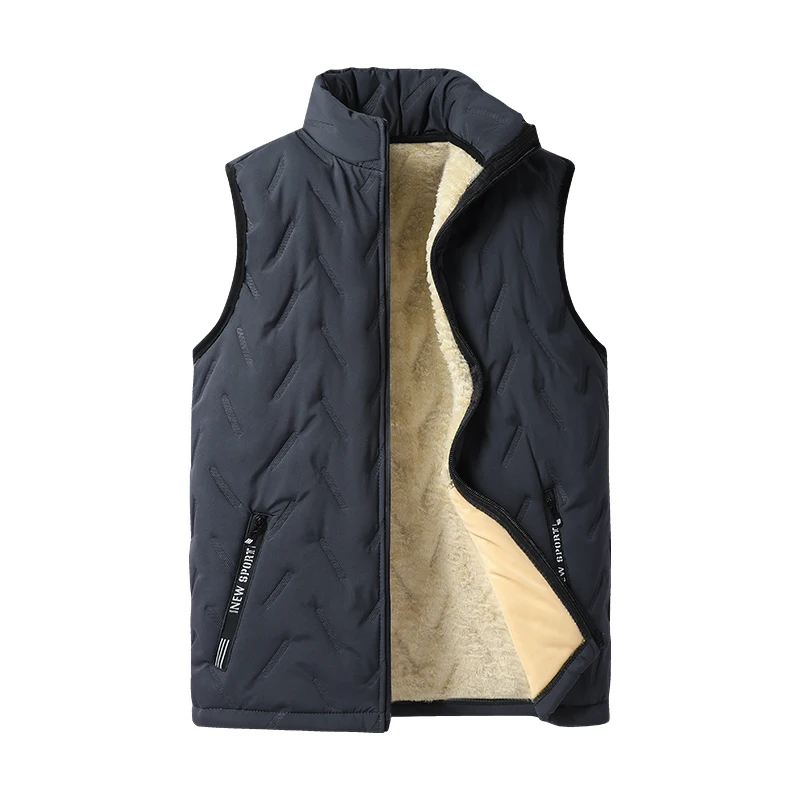 Men's Plus Size Warm Standing Collar Sleeveless Men's top Autumn and winter fashion Men's Cotton Vest Jacket Casual Multifuncti
Men's Plus Size Warm Standing Collar Sleeveless Men's top Autumn and winter fashion Men's Cotton Vest Jacket Casual Multifuncti