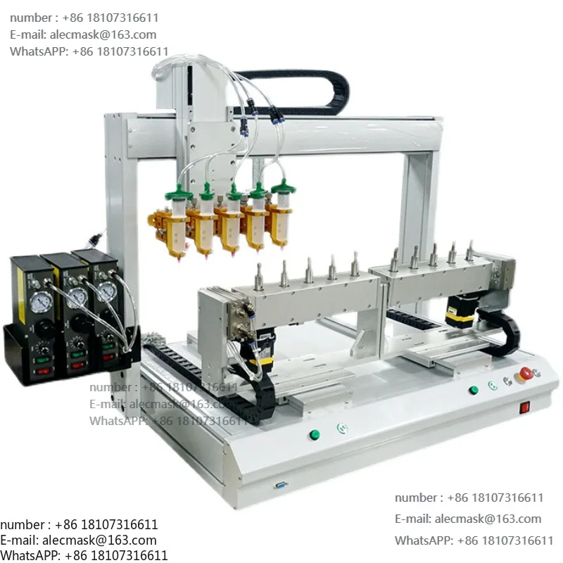 Automatic dispensing machine Multi-head gluing paint ink Five-axis gluing machine Hot melt glue dispensing machine Multi-head
Automatic dispensing machine Multi-head gluing paint ink Five-axis gluing machine Hot melt glue dispensing machine Multi-head