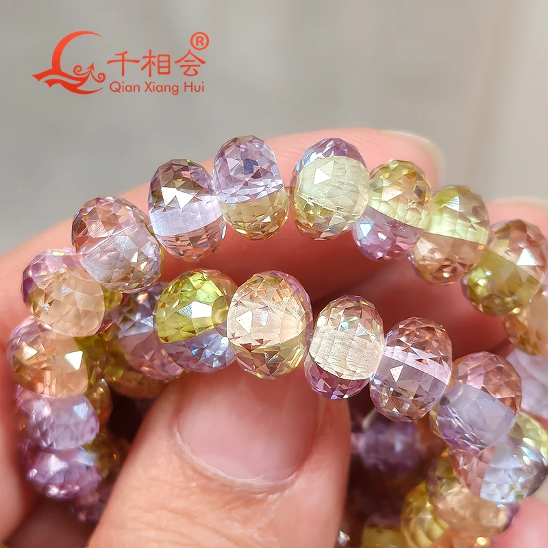 Faceted Zircon Beaded 8mm Multi Color Beads Stretch Bracelet & 10mm Black Diamond Cut cubic zirconia Zircon Bracelet Jewelry
Faceted Zircon Beaded 8mm Multi Color Beads Stretch Bracelet & 10mm Black Diamond Cut cubic zirconia Zircon Bracelet Jewelry