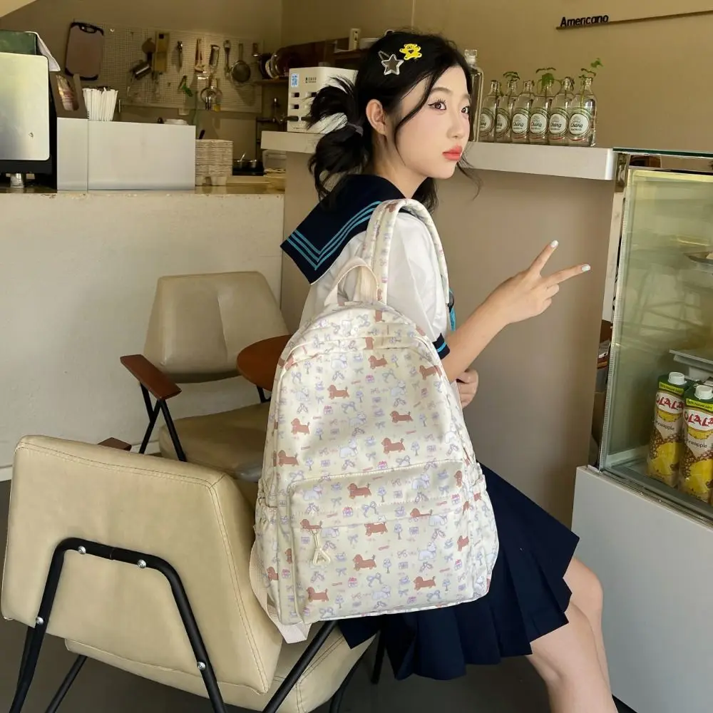 Portable Nylon Cute Dog Backpack Large Capacity Korean Style Students School Bag Travel Bag Storage Bag Shoulder Bag Students
Portable Nylon Cute Dog Backpack Large Capacity Korean Style Students School Bag Travel Bag Storage Bag Shoulder Bag Students