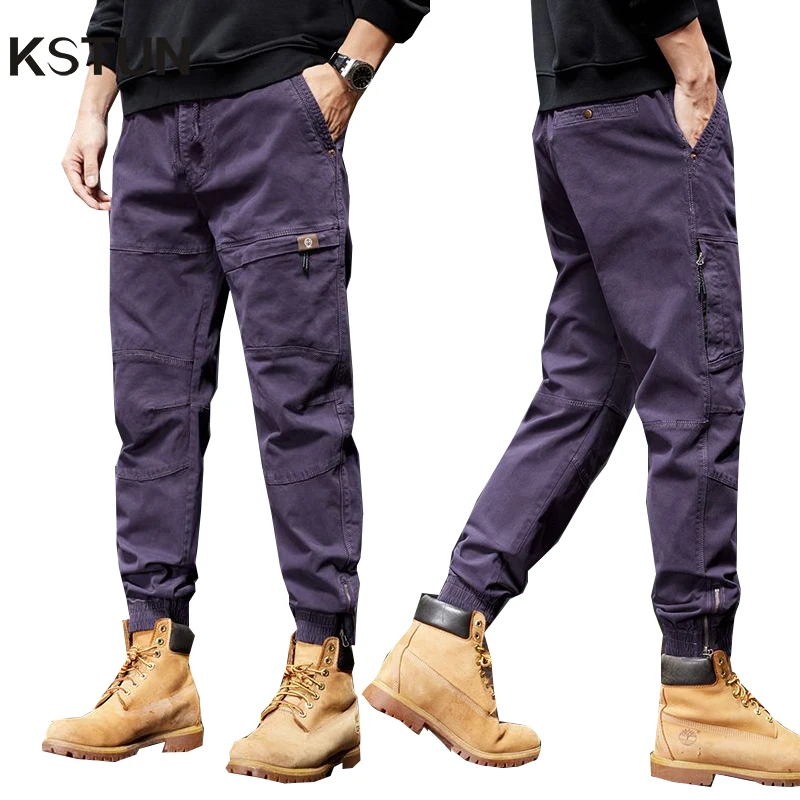KSTUN Purple Pants Men Cargo Pants Harem Loose Stretch Patchwork Casual Men's Pants Zipper Designer Streetwear Mens Clothing
KSTUN Purple Pants Men Cargo Pants Harem Loose Stretch Patchwork Casual Men's Pants Zipper Designer Streetwear Mens Clothing