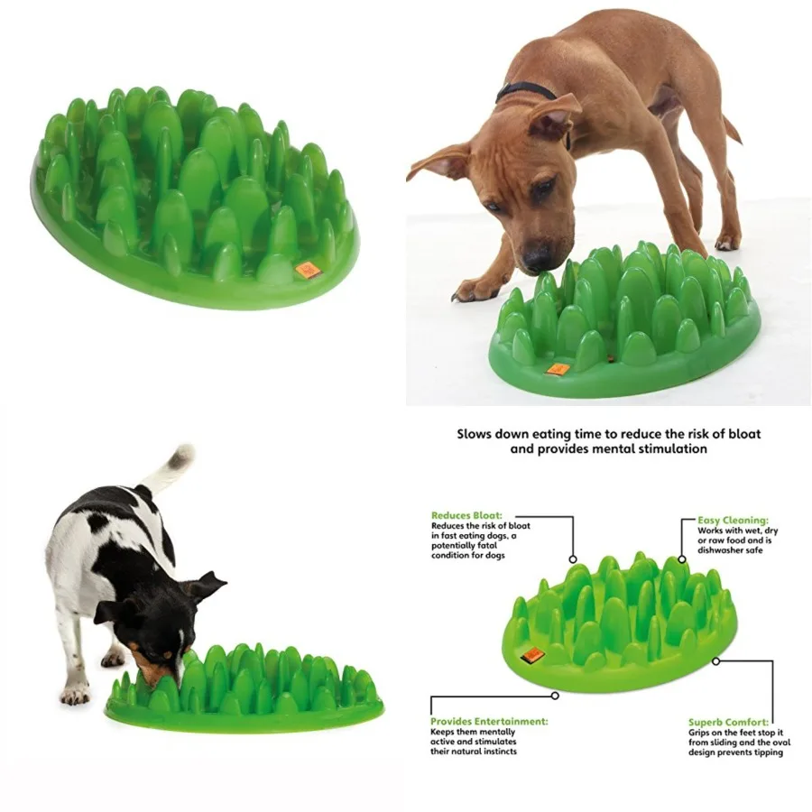 GREEN Slow Interactive Feeder for Dogs, Size, Best Fun Slow Feeder Dog Bowl, Anti-Gulp, Gobble Stopper, Mental Stimulation Dog
GREEN Slow Interactive Feeder for Dogs, Size, Best Fun Slow Feeder Dog Bowl, Anti-Gulp, Gobble Stopper, Mental Stimulation Dog
