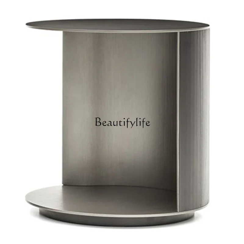 FG11Light Luxury Stainless Steel Black Titanium Brushed Sofa Corner Table Hong Kong Style Model Room Villa Small Tea Table
FG11Light Luxury Stainless Steel Black Titanium Brushed Sofa Corner Table Hong Kong Style Model Room Villa Small Tea Table
