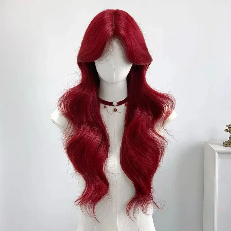 Ashely Red Wig for Women Long Wavy Hair Wig Synthetic Wigs Natural Looking Full Machine Headband Wigs Lolita Cute Cosplay Peluca
Ashely Red Wig for Women Long Wavy Hair Wig Synthetic Wigs Natural Looking Full Machine Headband Wigs Lolita Cute Cosplay Peluca