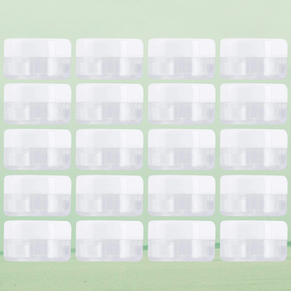 60Pcs Durable Plastic Lotion Jars Complete Sealed for Creams Makeup Samples Travel Use White Round Pots Empty Plastic Dispenser
60Pcs Durable Plastic Lotion Jars Complete Sealed for Creams Makeup Samples Travel Use White Round Pots Empty Plastic Dispenser