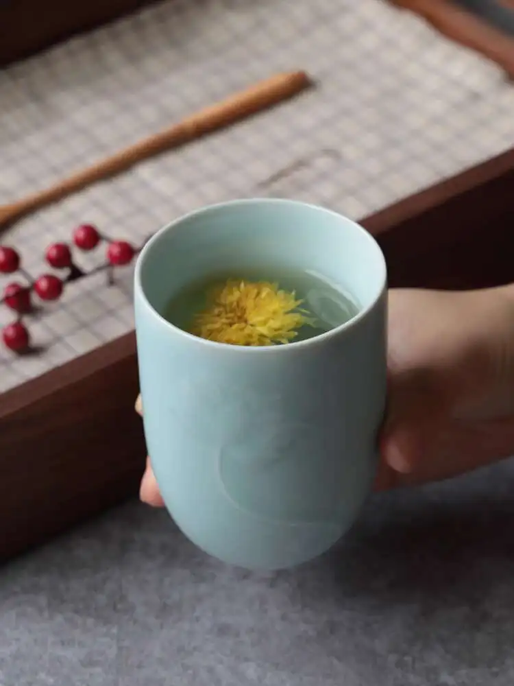 Чашка лотоса из селадона Longquan, бытовая керамическая чашка для воды, чайная чашка, чайный сервиз, приветствующие гости, чайное приготовление, гостиничный клуб, одна чашка
Чашка лотоса из селадона Longquan, бытовая керамическая чашка для воды, чайная чашка, чайный сервиз, приветствующие гости, чайное приготовление, гостиничный клуб, одна чашка