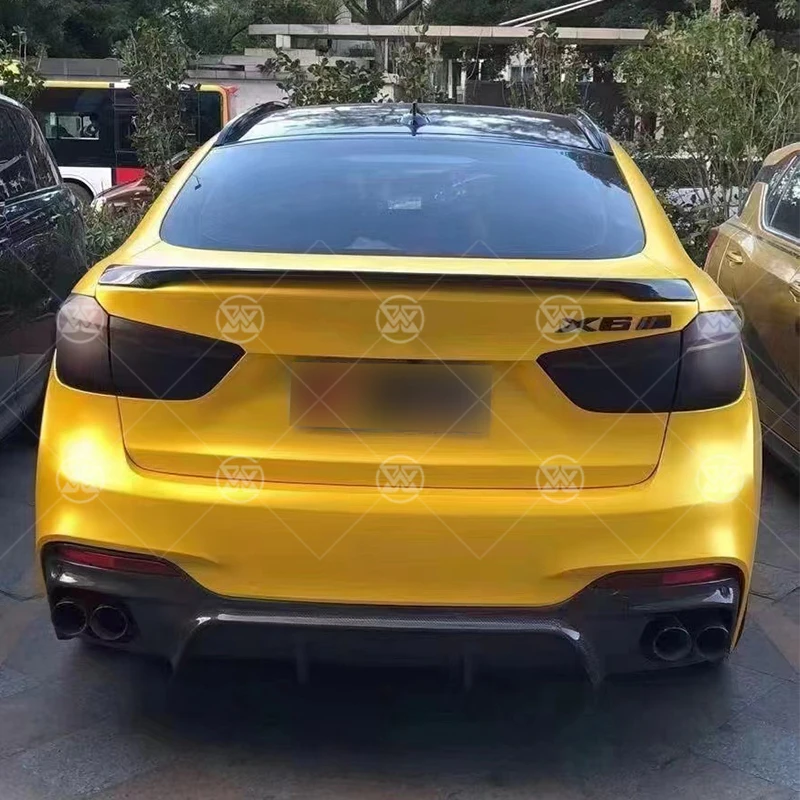 For BMW X6 F16 X6M F86 2014-2018 Carbon Fiber Rear Bumper Diffuser Lip Guard Car Rear Lip Splitter Apron 3D Style Body Kit
For BMW X6 F16 X6M F86 2014-2018 Carbon Fiber Rear Bumper Diffuser Lip Guard Car Rear Lip Splitter Apron 3D Style Body Kit