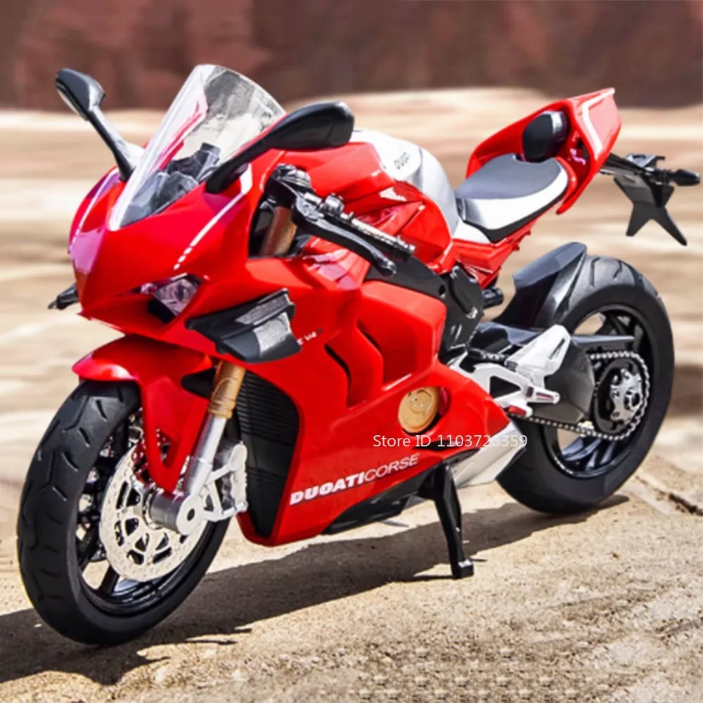 1:12 V4S 1199 Miniature Model Toy Motorcycles Metal Diecast Shock Absorption Sound Light Simulation Motorbikes for Boys Gifts
1:12 V4S 1199 Miniature Model Toy Motorcycles Metal Diecast Shock Absorption Sound Light Simulation Motorbikes for Boys Gifts