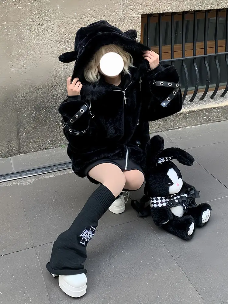 Новинка 202, осенняя женская зимняя куртка Y2k, женские толстовки Y2k, женская одежда с капюшоном, популярная корейская одежда, пальто Harajuku, топы
Новинка 202, осенняя женская зимняя куртка Y2k, женские толстовки Y2k, женская одежда с капюшоном, популярная корейская одежда, пальто Harajuku, топы