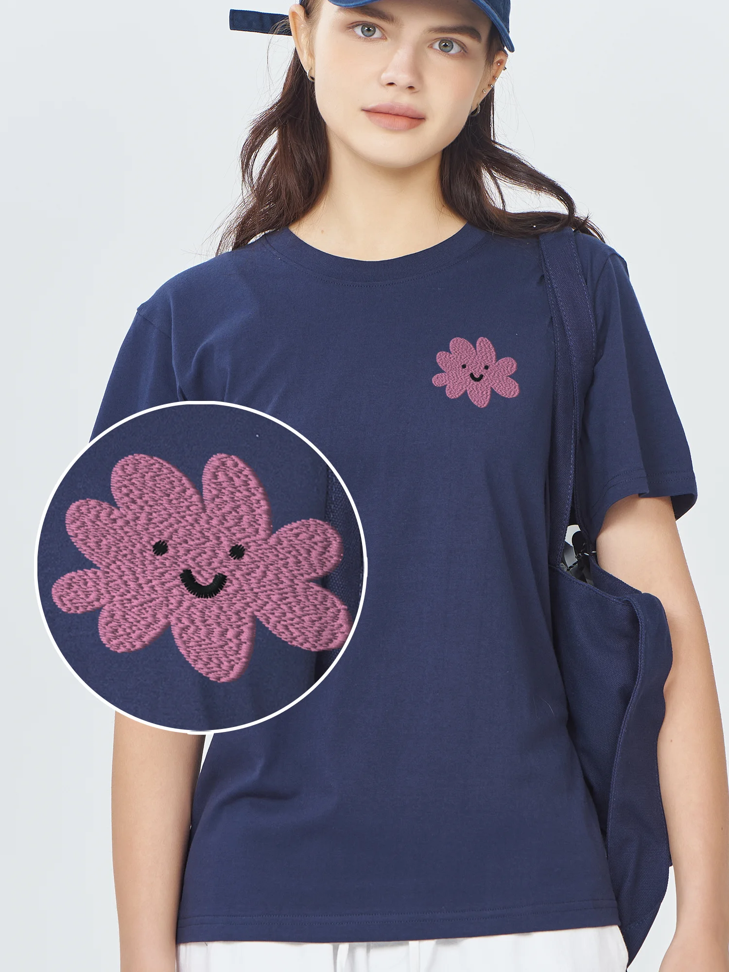 Розовая футболка с вышивкой облаков и цветком, милые футболки из 100% хлопка с вышивкой, цветочная брендовая одежда, дизайнерская одежда, мужская уличная одежда
Розовая футболка с вышивкой облаков и цветком, милые футболки из 100% хлопка с вышивкой, цветочная брендовая одежда, дизайнерская одежда, мужская уличная одежда