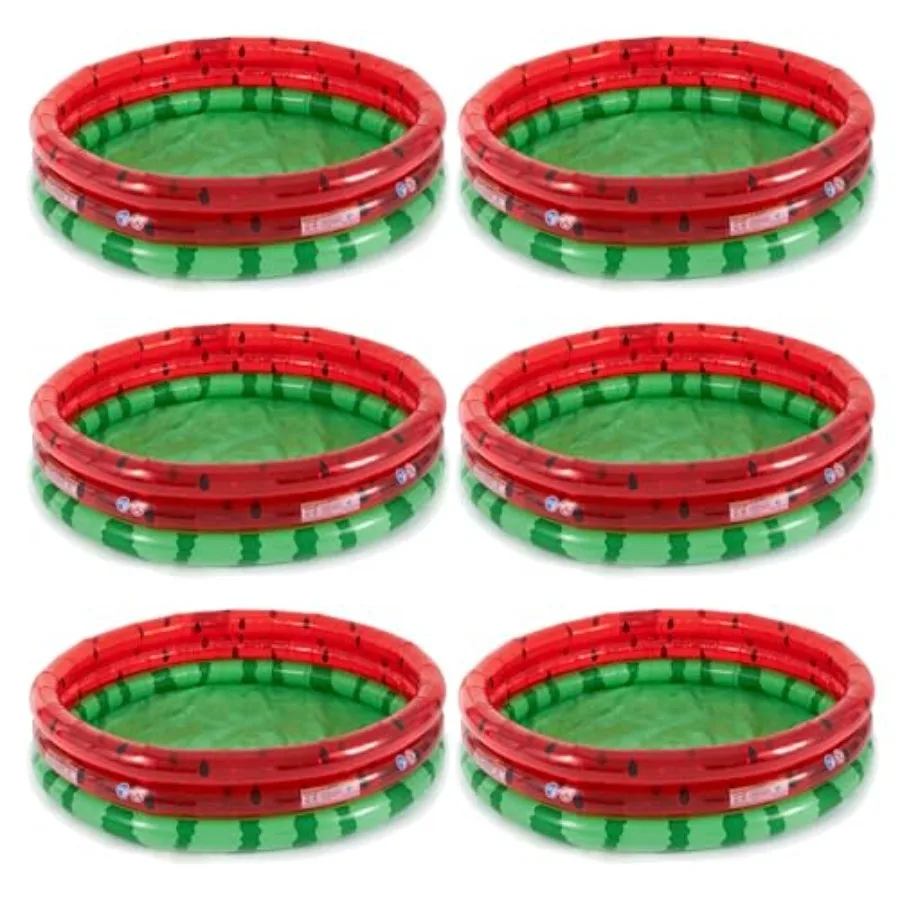 Intex 66 Inch Round Inflatable Outdoor Swimming and Wading Watermelon Pool Accommodating Up to 154 Gallons of Water for Ages 2
Intex 66 Inch Round Inflatable Outdoor Swimming and Wading Watermelon Pool Accommodating Up to 154 Gallons of Water for Ages 2