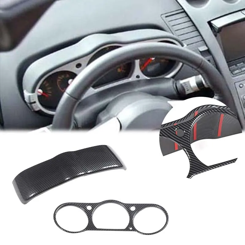 ABS Carbon Fiber Dashboard Speedometer Decorative Cover Trim For Nissan 350Z Z33 2003 2004 2005 2006 Car Accessories
ABS Carbon Fiber Dashboard Speedometer Decorative Cover Trim For Nissan 350Z Z33 2003 2004 2005 2006 Car Accessories