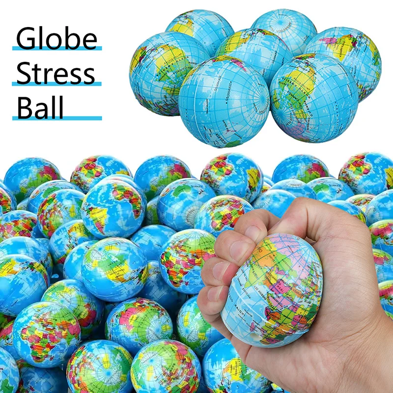 12pcs PU Earth Elastic Balls Puzzle Stress Relief Toys Fun Casual Kids Birthday Party Gifts Indoor Outdoor Sport Games
12pcs PU Earth Elastic Balls Puzzle Stress Relief Toys Fun Casual Kids Birthday Party Gifts Indoor Outdoor Sport Games