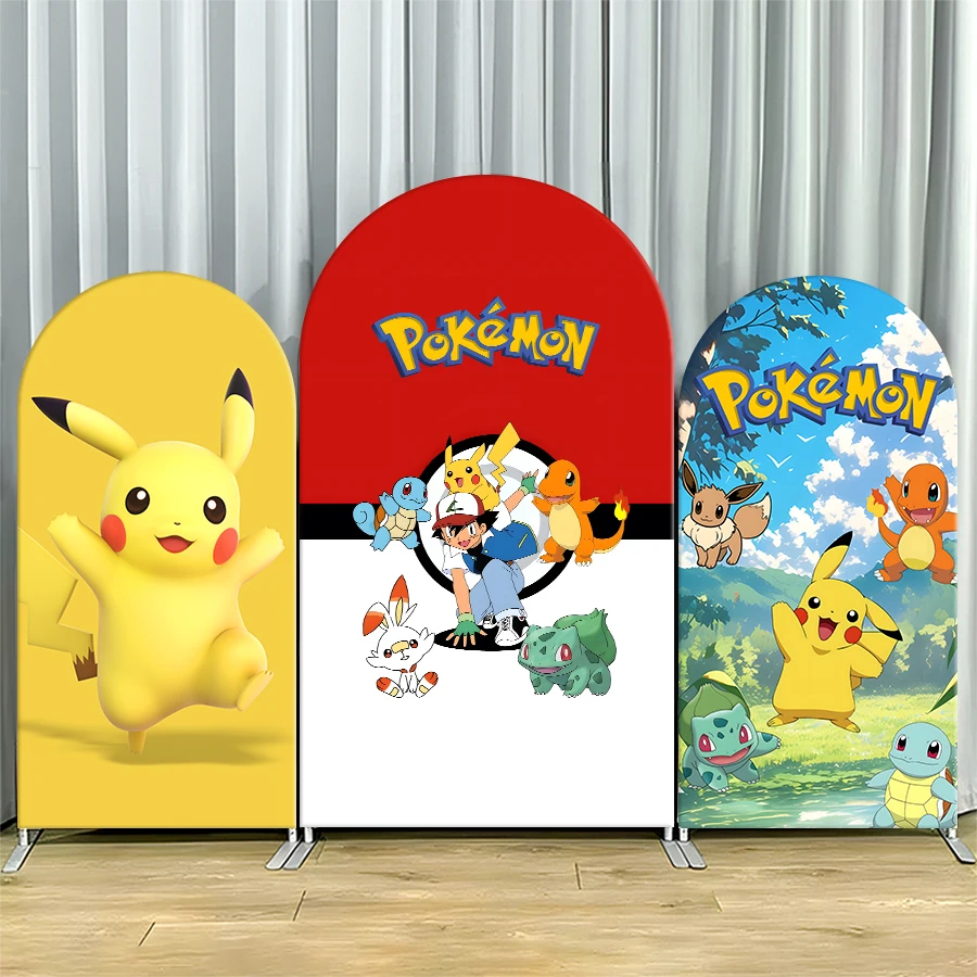 Pokemon Arch Backdrop Fabric Cover Pikachu Kids Birthday Party Game Anime Theme Photo Booth Baby Shower Decoration No Stand
Pokemon Arch Backdrop Fabric Cover Pikachu Kids Birthday Party Game Anime Theme Photo Booth Baby Shower Decoration No Stand