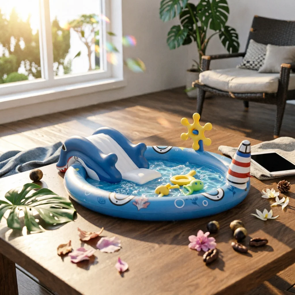 Inflatable Pool Thickened PVC Dolphin Slide Water Play Center Ocean-themed Spray Pool for Outdoor Backyard Fun
Inflatable Pool Thickened PVC Dolphin Slide Water Play Center Ocean-themed Spray Pool for Outdoor Backyard Fun