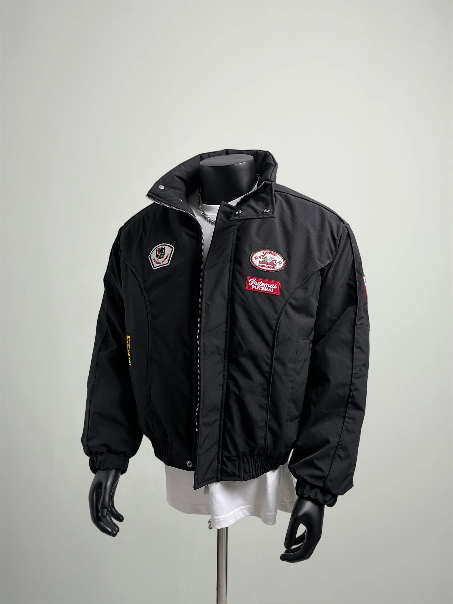 Retro American Deconstructed Label Stand Collar Thiened Winter Men's Cotton Jaet Motorcycle Workwear Warm Polyester Filling
Retro American Deconstructed Label Stand Collar Thiened Winter Men's Cotton Jaet Motorcycle Workwear Warm Polyester Filling