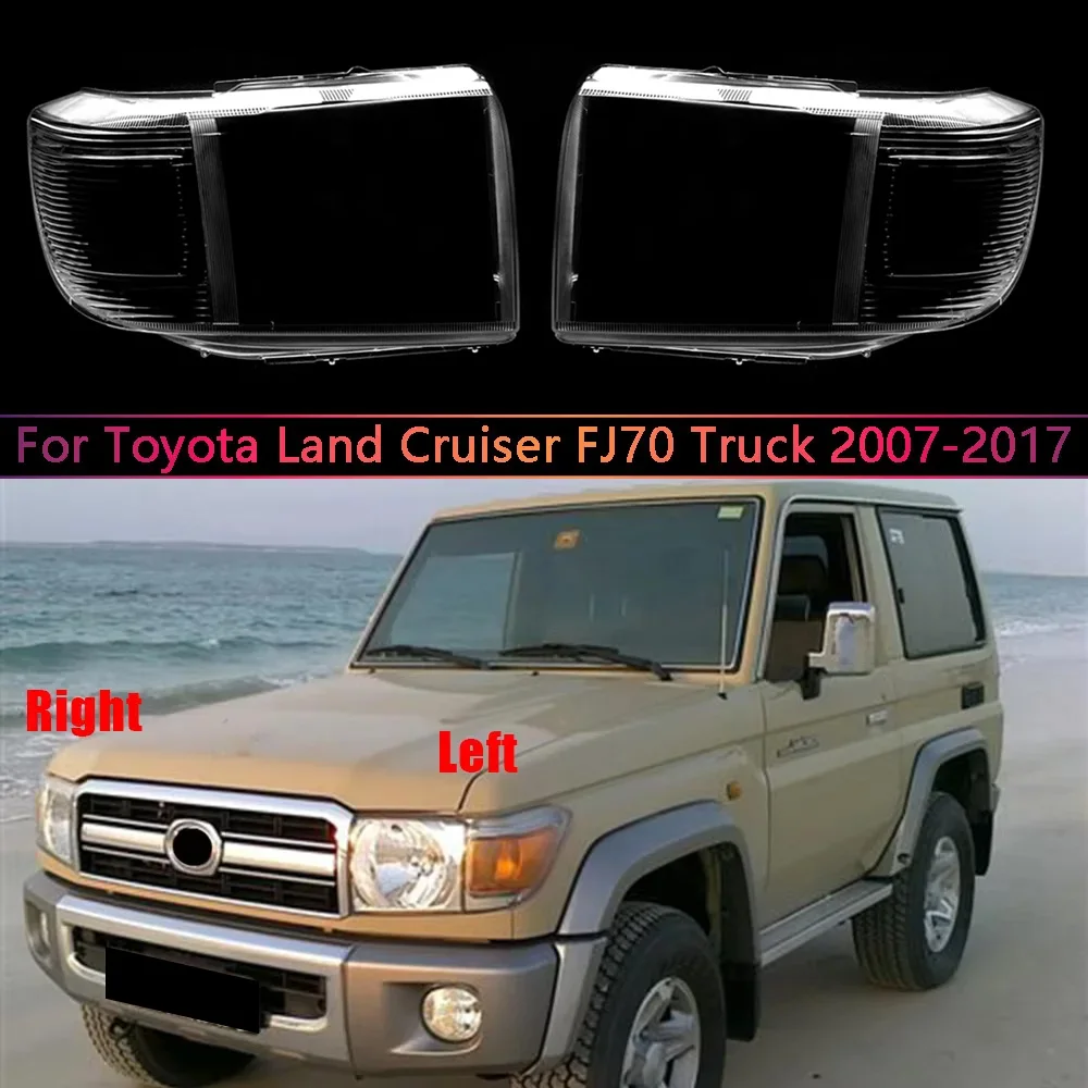 For Toyota Land Cruiser FJ70 Truck 2007-2017 Configuration Headlight Shell Headlamp Transparent Lampshade Cover Lens Plexiglass
For Toyota Land Cruiser FJ70 Truck 2007-2017 Configuration Headlight Shell Headlamp Transparent Lampshade Cover Lens Plexiglass