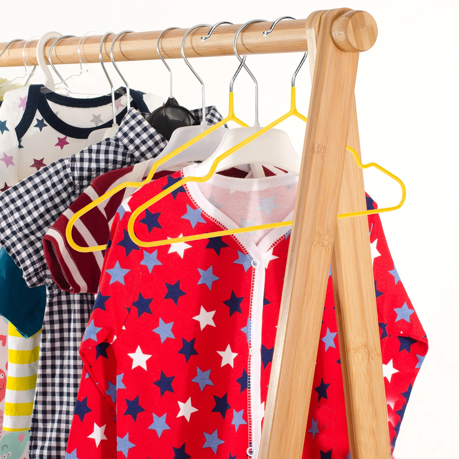 10 Pcs Non Slip Hangers for Baby Clothes Children Coat Yellow Plastic Toddler Infants Clothes Hanger Kids Storage
10 Pcs Non Slip Hangers for Baby Clothes Children Coat Yellow Plastic Toddler Infants Clothes Hanger Kids Storage