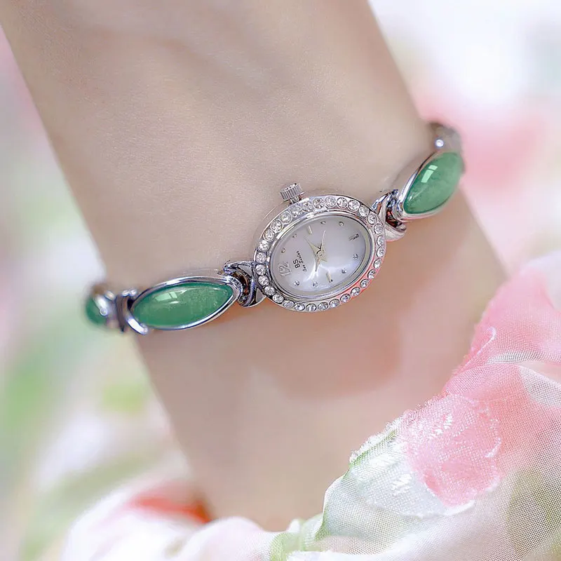 2025 New Natural Dongling Stone Hetian Jade Hand Design Oval Rhinestone Quartz Waterproof Watch for Women Fashion Gift FA1882
2025 New Natural Dongling Stone Hetian Jade Hand Design Oval Rhinestone Quartz Waterproof Watch for Women Fashion Gift FA1882