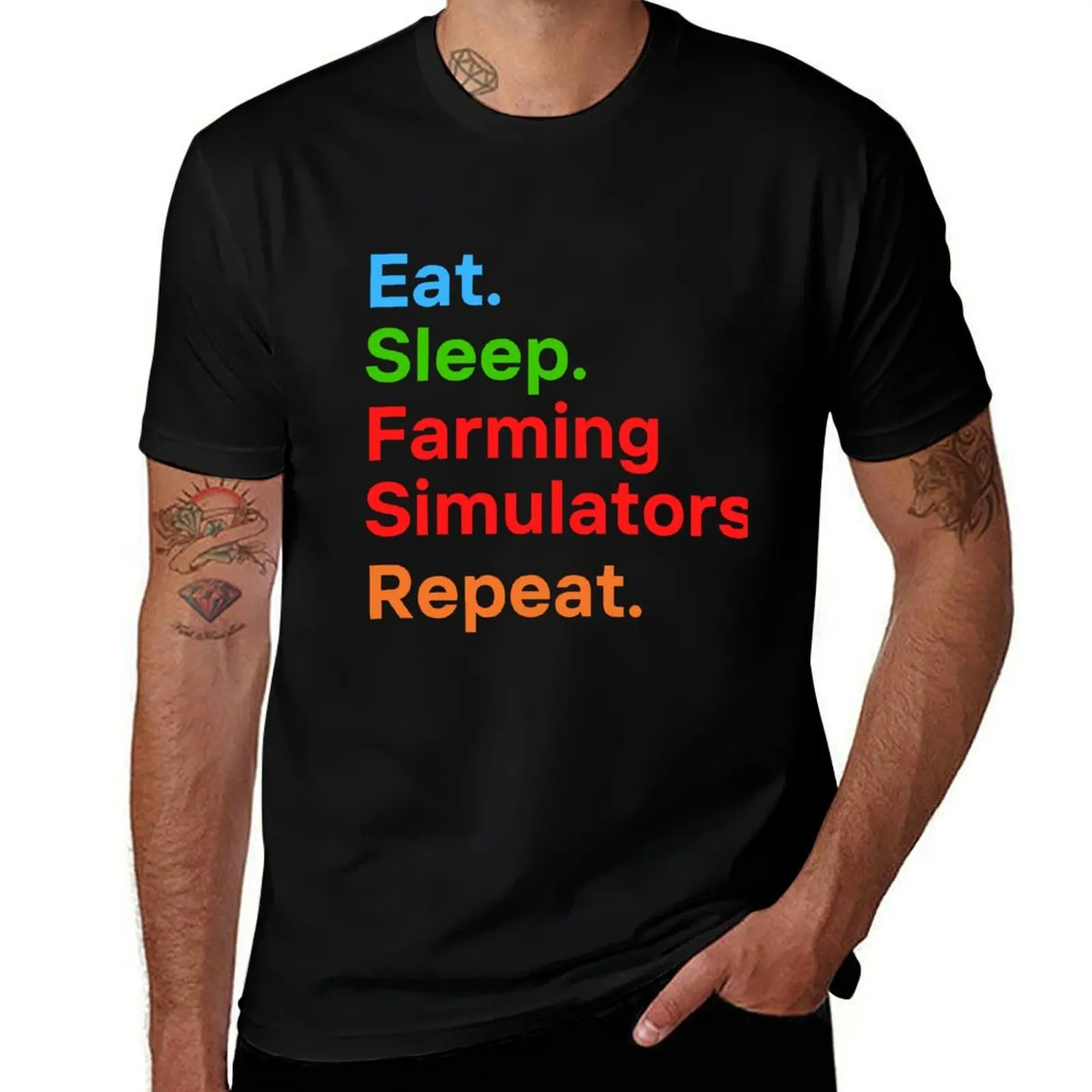 Eat._. Sleep_. Farming Simulators._. Repeat._. T-Shirt shirts graphic tee Short sleeve tee t shirt men
Eat._. Sleep_. Farming Simulators._. Repeat._. T-Shirt shirts graphic tee Short sleeve tee t shirt men