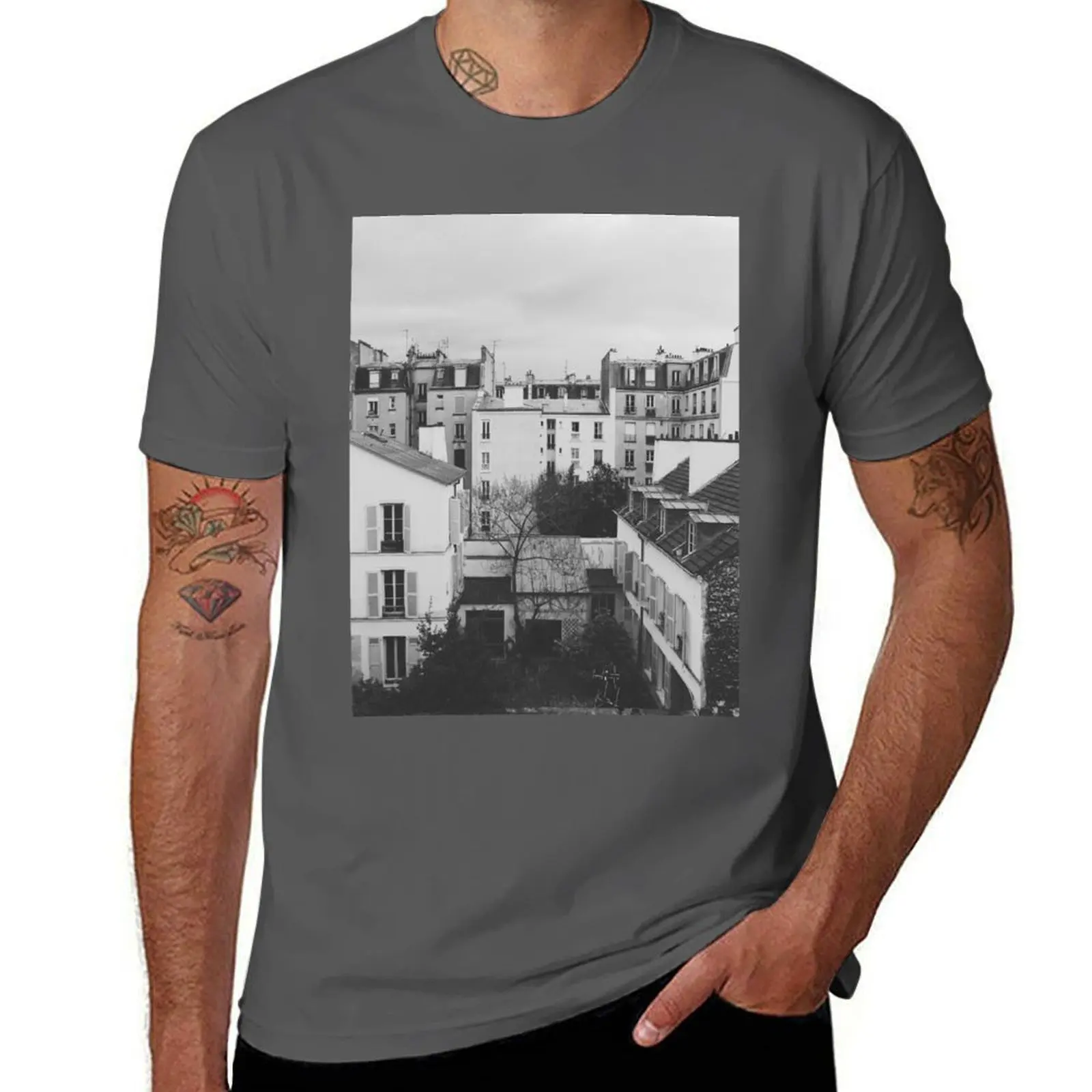 Paris T-Shirt Casual Basic Short Sleeve T-Shirt
Paris T-Shirt Casual Basic Short Sleeve T-Shirt