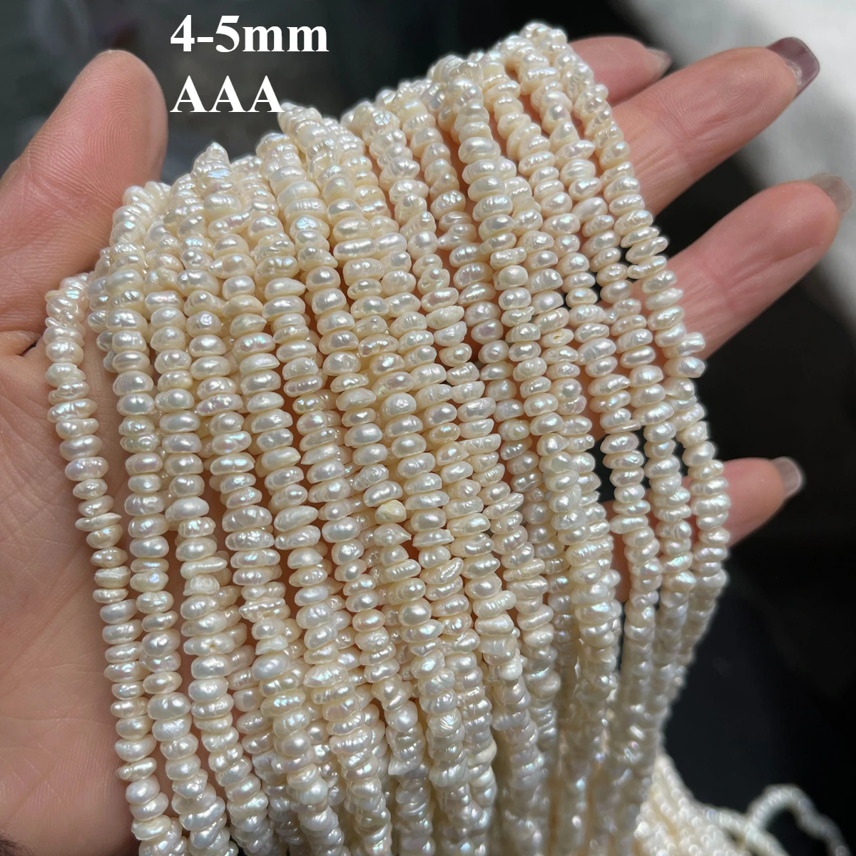4-5mm 3A Natural Freshwater Small Oval White Flat Low Price Pearl Loose Bead Gift Jewelry Make DIY Necklace Bracelet Accessories
4-5mm 3A Natural Freshwater Small Oval White Flat Low Price Pearl Loose Bead Gift Jewelry Make DIY Necklace Bracelet Accessories