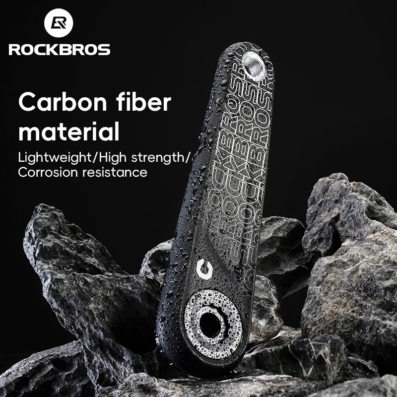 ROCKBROS Ultra-Light Carbon Fiber Crank Road Bike 165/175Mm High Rigidity Bicycle Crankset Power Meter Crank Bicycle Accessories
ROCKBROS Ultra-Light Carbon Fiber Crank Road Bike 165/175Mm High Rigidity Bicycle Crankset Power Meter Crank Bicycle Accessories
