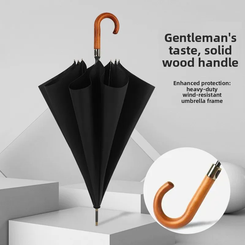 8 Ribs Golf Umbrella Curved Handle Straight Pole Windproof Business Sun Rain Gift Umbrella
8 Ribs Golf Umbrella Curved Handle Straight Pole Windproof Business Sun Rain Gift Umbrella