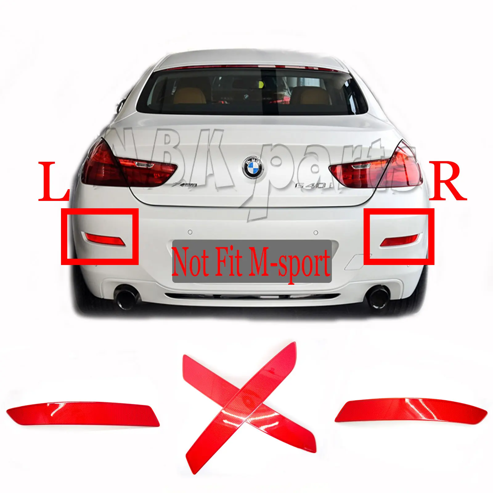 REAR Reflector Fit 11-18 BMW 6 series F06 F12 F13 640d 640dX 640i 640iX 650i 650iX bumper Left Right Driver Side
REAR Reflector Fit 11-18 BMW 6 series F06 F12 F13 640d 640dX 640i 640iX 650i 650iX bumper Left Right Driver Side