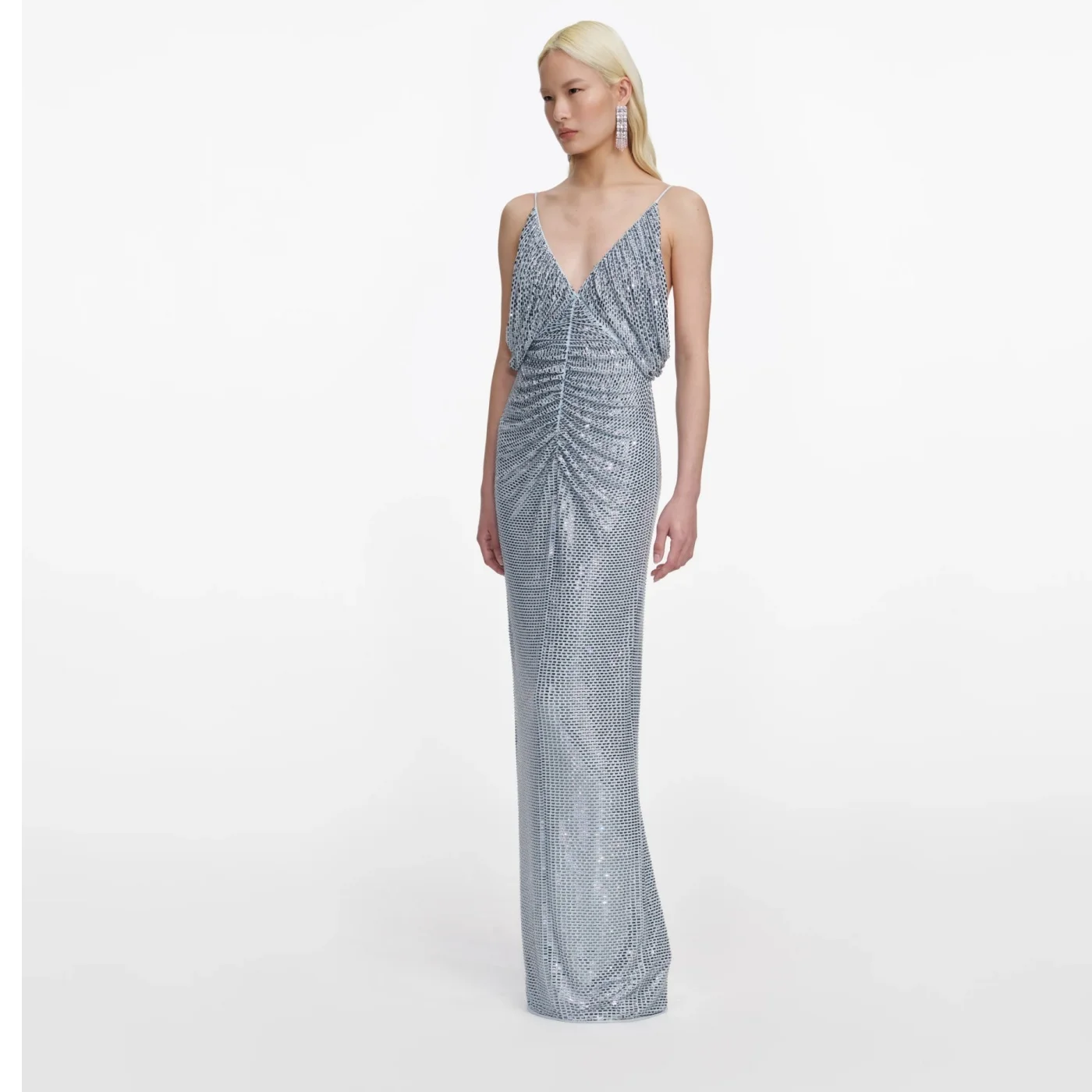 Summer 2026 Sexy V-neck Blue Gown with Resin Diamond for Banquet Wedding Party Date Company Annual Ceremony Performance Long ...
Summer 2026 Sexy V-neck Blue Gown with Resin Diamond for Banquet Wedding Party Date Company Annual Ceremony Performance Long ...