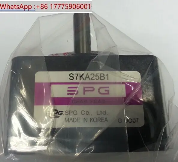 S7KA25B1 SPG gear reducer 25 ratio, with 15W motor, imported from Korea, brand new
S7KA25B1 SPG gear reducer 25 ratio, with 15W motor, imported from Korea, brand new