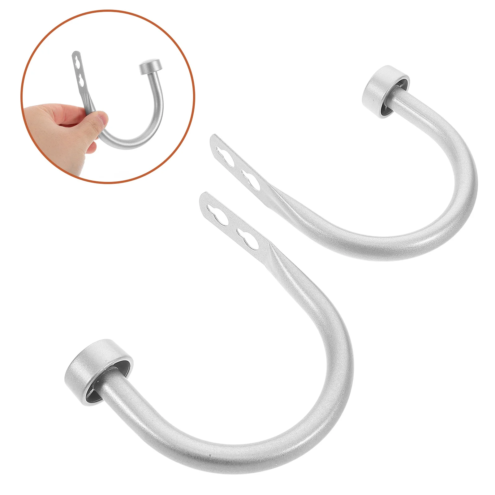 2Pcs U-Shaped Iron Curtain Holdbacks Tiebacks Wall Hooks Pull Backs Modern Window Drapery Hardware Iron Curtain Tiebacks
2Pcs U-Shaped Iron Curtain Holdbacks Tiebacks Wall Hooks Pull Backs Modern Window Drapery Hardware Iron Curtain Tiebacks