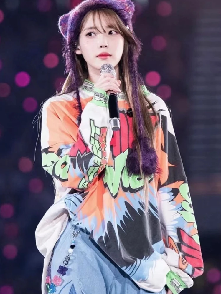 IU Zhi En New Racing Vintage Long Sve Trendy Brand ex T-irt Loose Fit round Ne Youthful ular Summer 2024
IU Zhi En New Racing Vintage Long Sve Trendy Brand ex T-irt Loose Fit round Ne Youthful ular Summer 2024